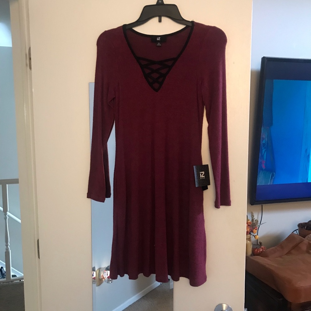 IZ Byer mini dress long sleeve